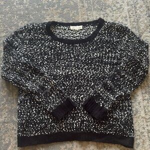 Olive and oak Black cotton sweater